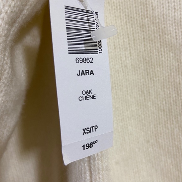 NWT Aritzia Wilfred Jara cashmere sweater oak XS - Picture 3 of 4
